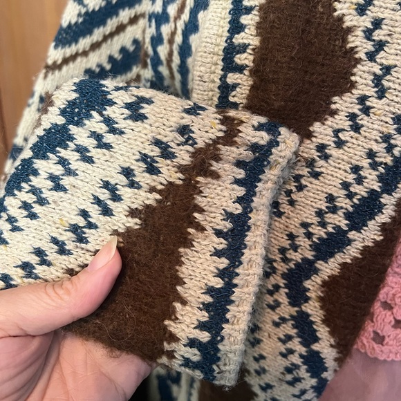 Ralph Lauren denim & supply Indian blanket southwestern cowichan Aztec cardigan - Picture 10 of 12